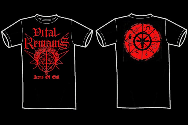 VITAL REMAINS \"Icons of evil\" (t-shirt)