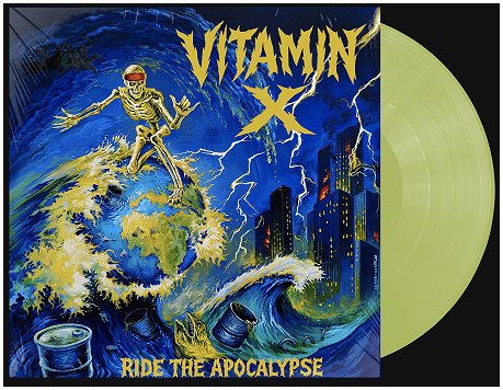 VITAMIN X \"Ride the apocalypse\" [LIME GREEN VINYL!]