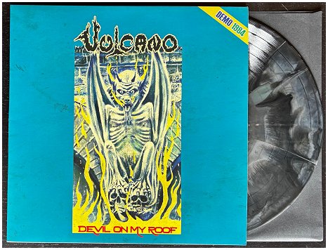 VULCANO "Devil on my roof - Demo 1984" [GREY/BLACK MARBLED!]
