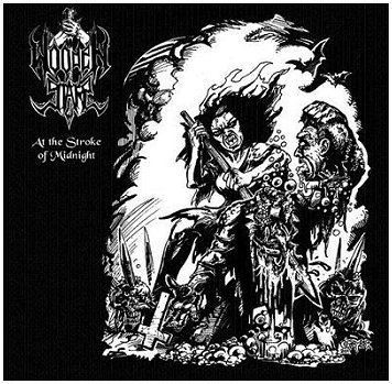 WOODEN STAKE \"At the stroke of midnight\" WOODEN STAKE \"At the stroke of midnight\"